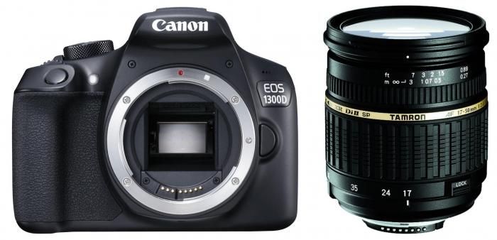 Technische Daten  Canon EOS 1300D + Tamron 17-50mm SP f2.8 XR DI II LD
