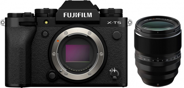 Fujifilm X-T5 boîtier noir + XF 50mm f1,0 R WR