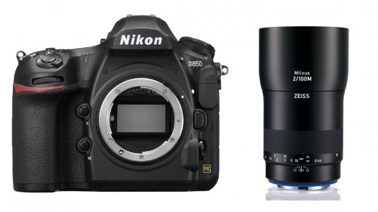 Zubehör  Nikon D850 + ZEISS Milvus 100mm f2