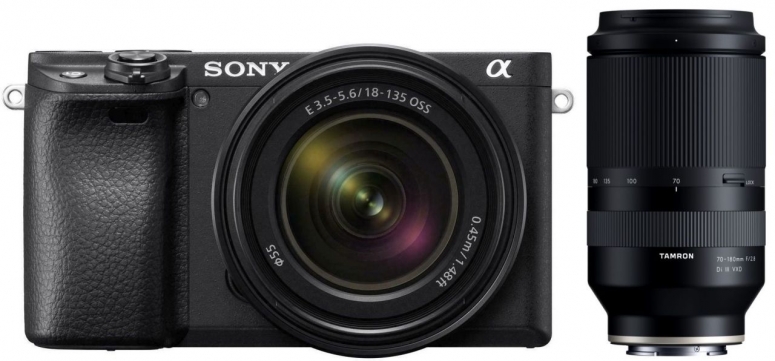 Sony Alpha ILCE-6400 + 18-135mm OSS + Tamron 70-180mm f2.8 Di III VXD