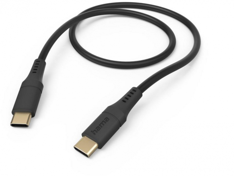 Hama Câble de charge flexible USB-C 1,5m noir