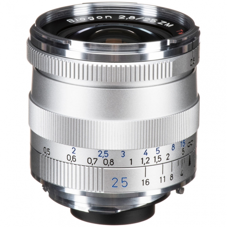 Technical Specs  ZEISS Biogon 25mm f2.8 Leica M mount silver