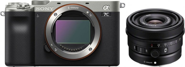 Accessoires  Sony Alpha ILCE-7C argent+Sony FE 24mm f2,8 G