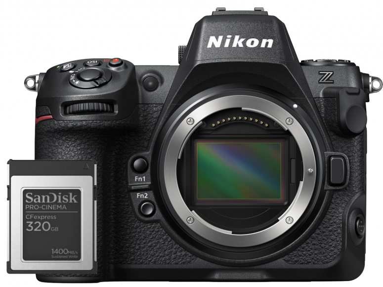 Nikon Z8 Housing + SanDisk CFexpress Card Type B 320GB