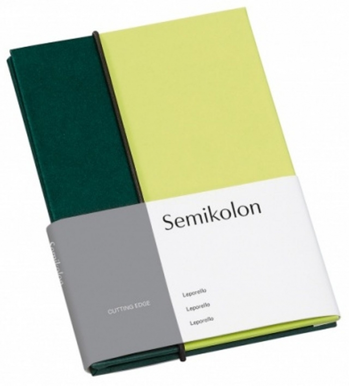 Semikolon Leporello 364858 forest kiwi