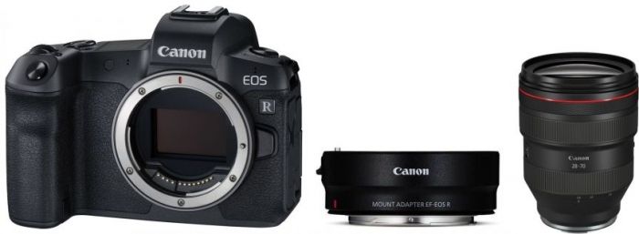 Technische Daten  Canon EOS R Gehäuse + EF Adapter + RF 28-70mm f2 L USM
