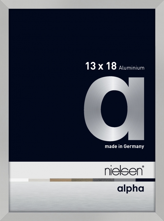 Nielsen Alu 1632004 Alpha Silber matt 13x18cm