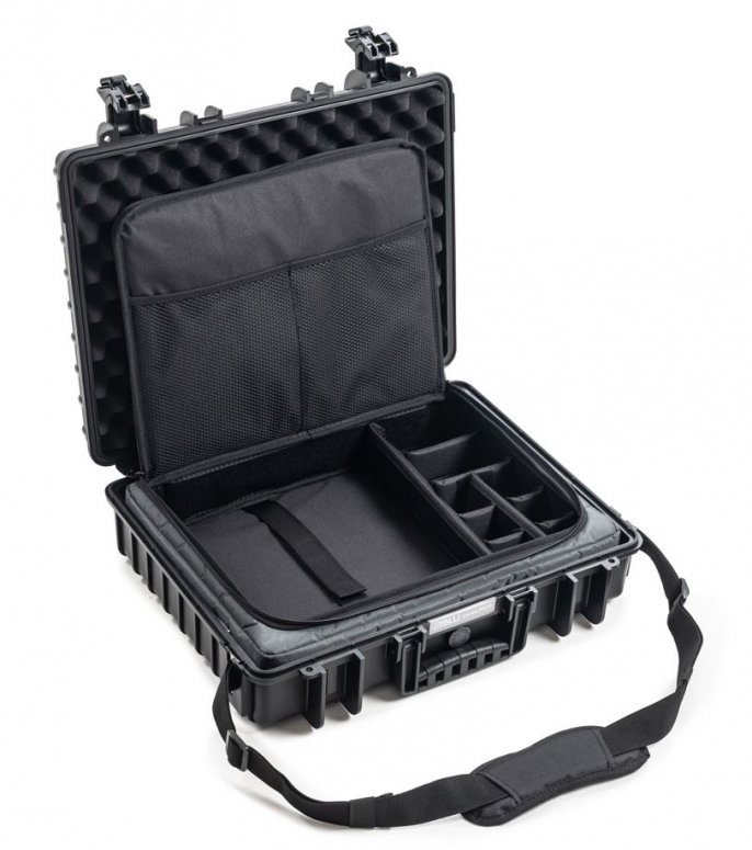 B&W Media Set Case Typ 6040 mit Laptop Bag schwarz