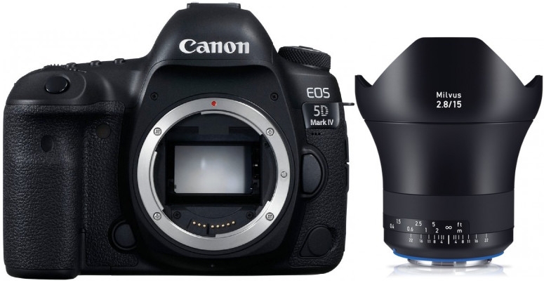 Zubehör  Canon EOS 5D Mark IV + ZEISS Milvus 15mm f2,8