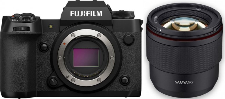 Zubehör  Fujifilm X-H2 + Samyang AF 75mm f1,8 Fuji X  