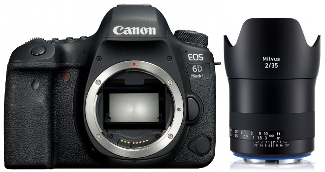 Zubehör  Canon EOS 6D Mark II + ZEISS Milvus 35mm f2