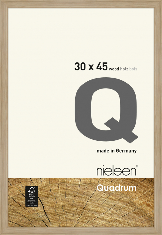 Caractéristiques techniques  Nielsen 653100 Quadrum 30x45cm chêne naturel