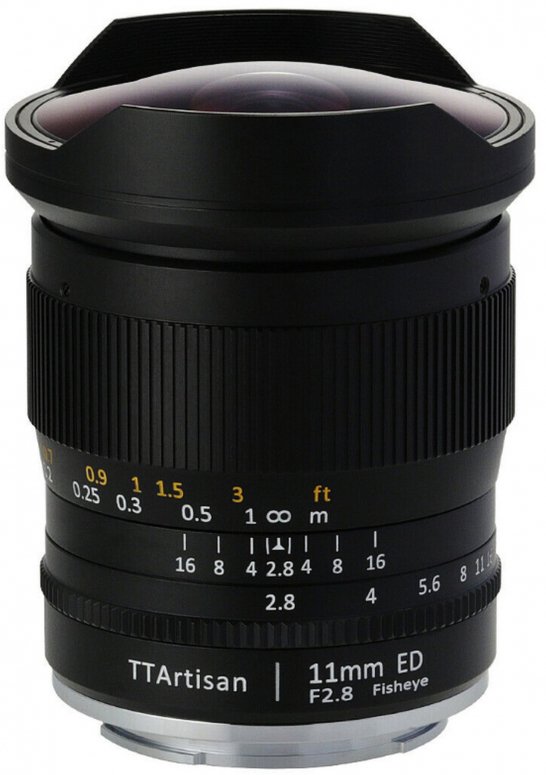 Technische Daten  TTArtisan 11mm f2,8 Nikon Z (Vollformat)