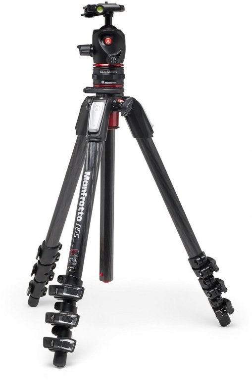 Caractéristiques techniques  Manfrotto MT055CXPRO4 Ensemble comprenant la tête MHXPRO-BQH2 et le système Move QR