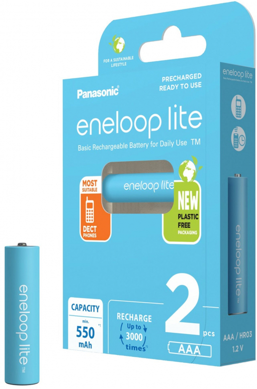 Panasonic Eneloop Lite Akku Aaa Micro Mah Er Pack Foto Erhardt