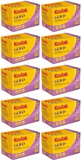 Kodak Gold Farbfilm 200 135 24 10er Pack Foto Erhardt