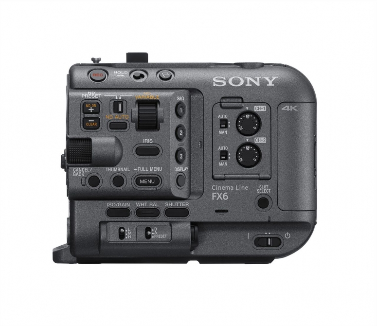 Videocamera Sony ILME-FX6V con sistema di montaggio E.