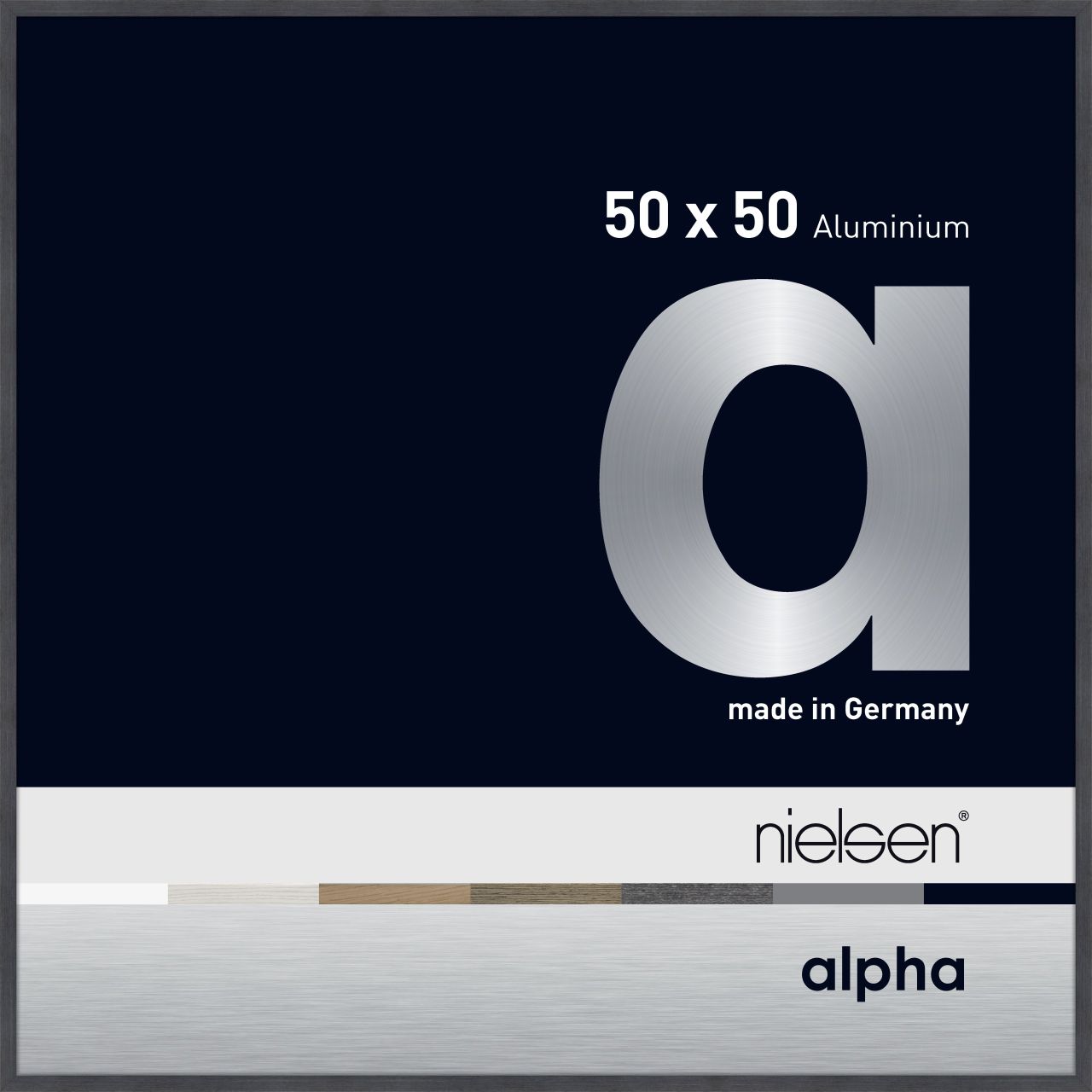 Nielsen Alpha 1655526 50x50cm grau