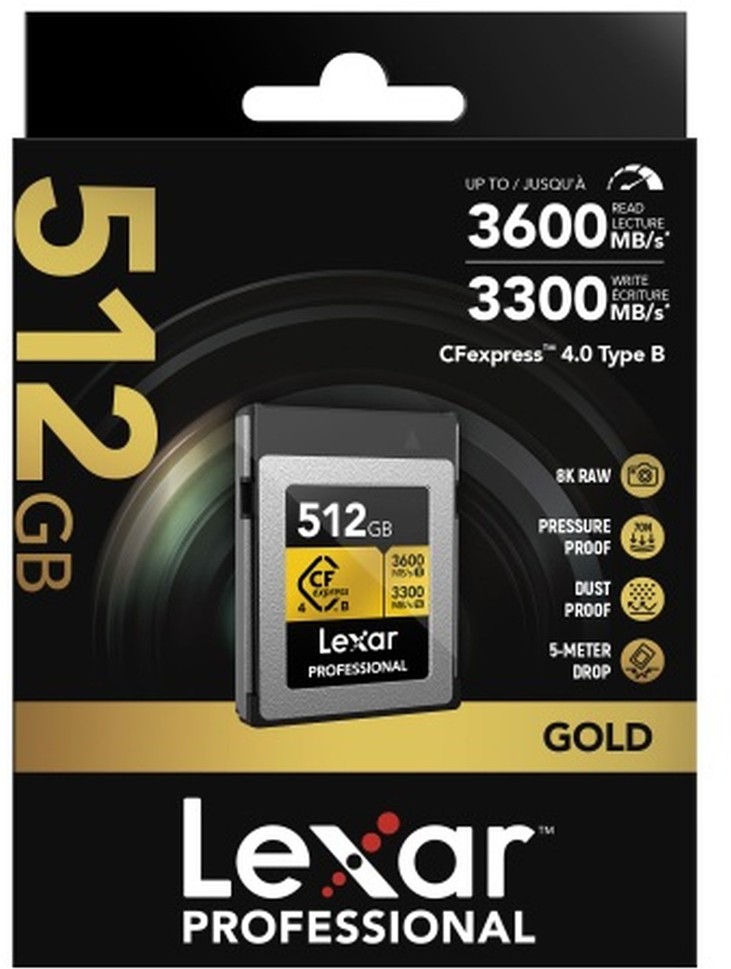 Lexar CFexpress Professional Type-B Gold 4.0 512GB - Foto Erhardt