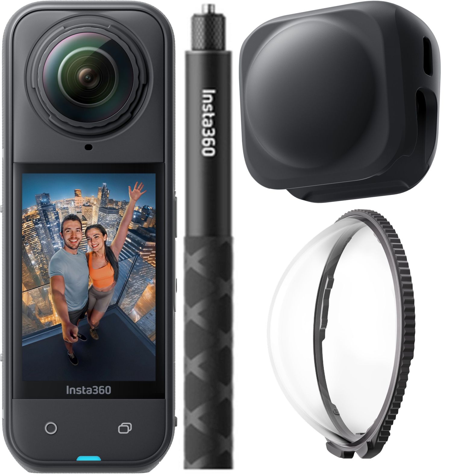 INSTA360 X5 Premium-Linsenschutz-Bundle + Micro SDXC 256GB V30 A2 U3