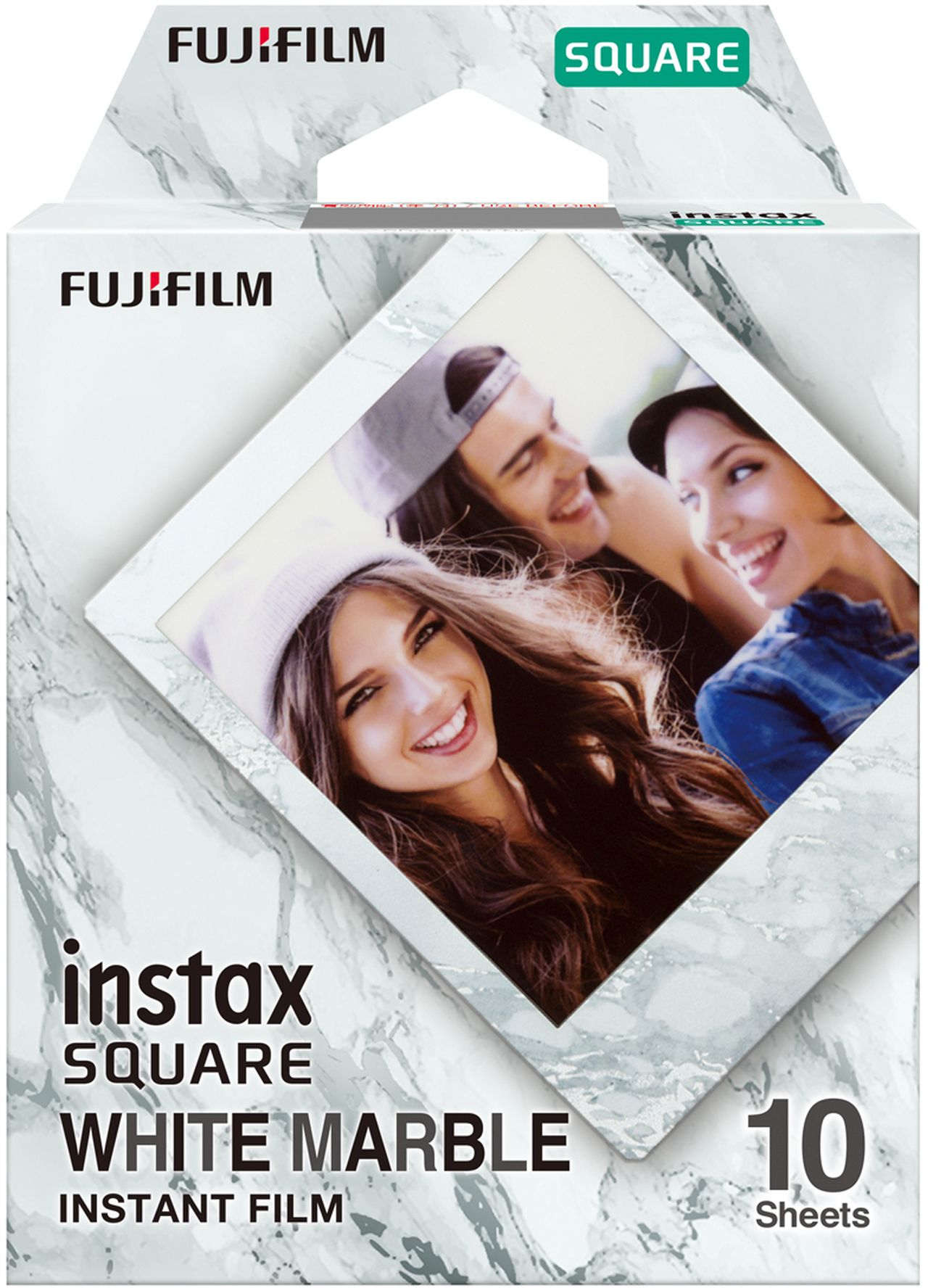 Fujifilm Instax Square Film White Marble WW1