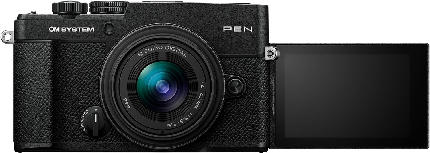 OM System PEN + 14-42mm III Kit, Black - Foto Erhardt
