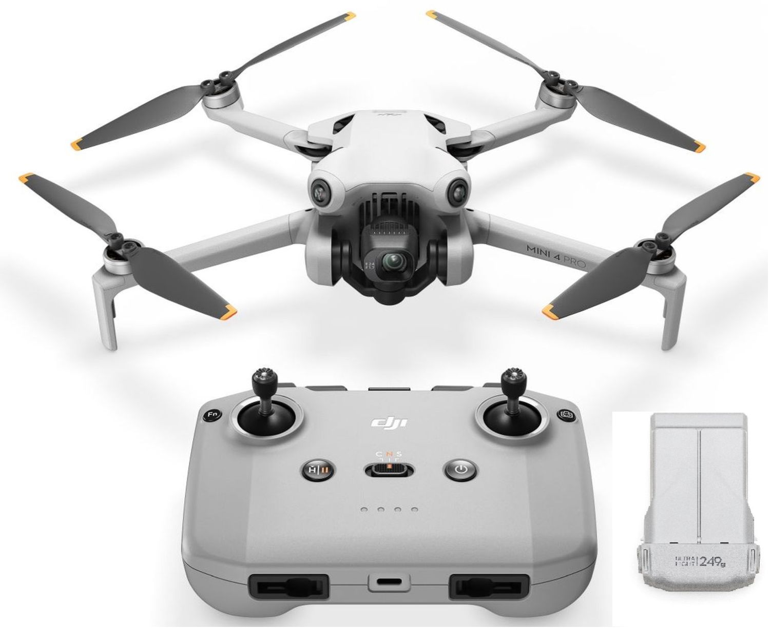 DJI Mini 4 Pro + RC-N2 + batterie