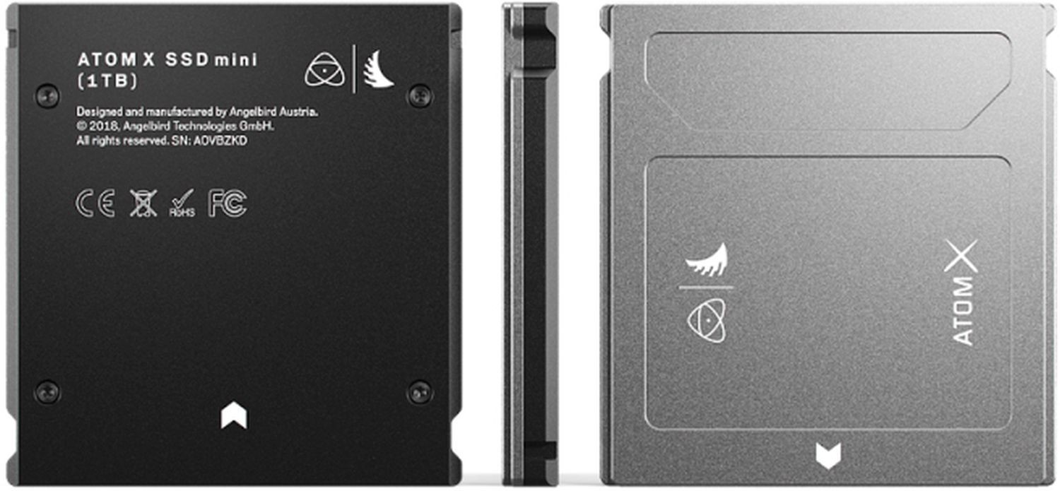 Technische Daten  Atomos Angelbird Atom X SSDMini 1TB SSD Festplatte