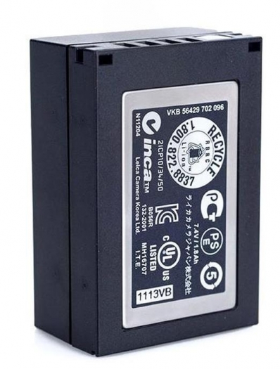 AccuCell Batteria Compatibile Per Leica BP-DC4, D-LUX 2 - 1250 MAh, Li-Ion 3.7V