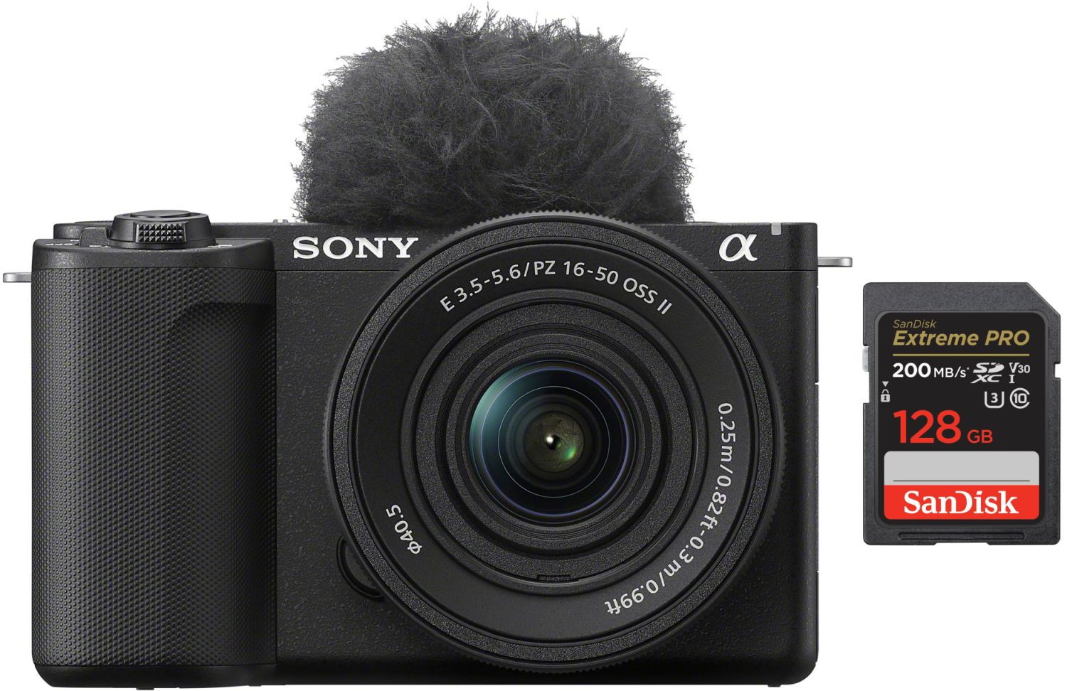 Sony Alpha ZV-E10 II + 16-50mm + SanDisk Extreme Pro 128GB 200MB/s V30