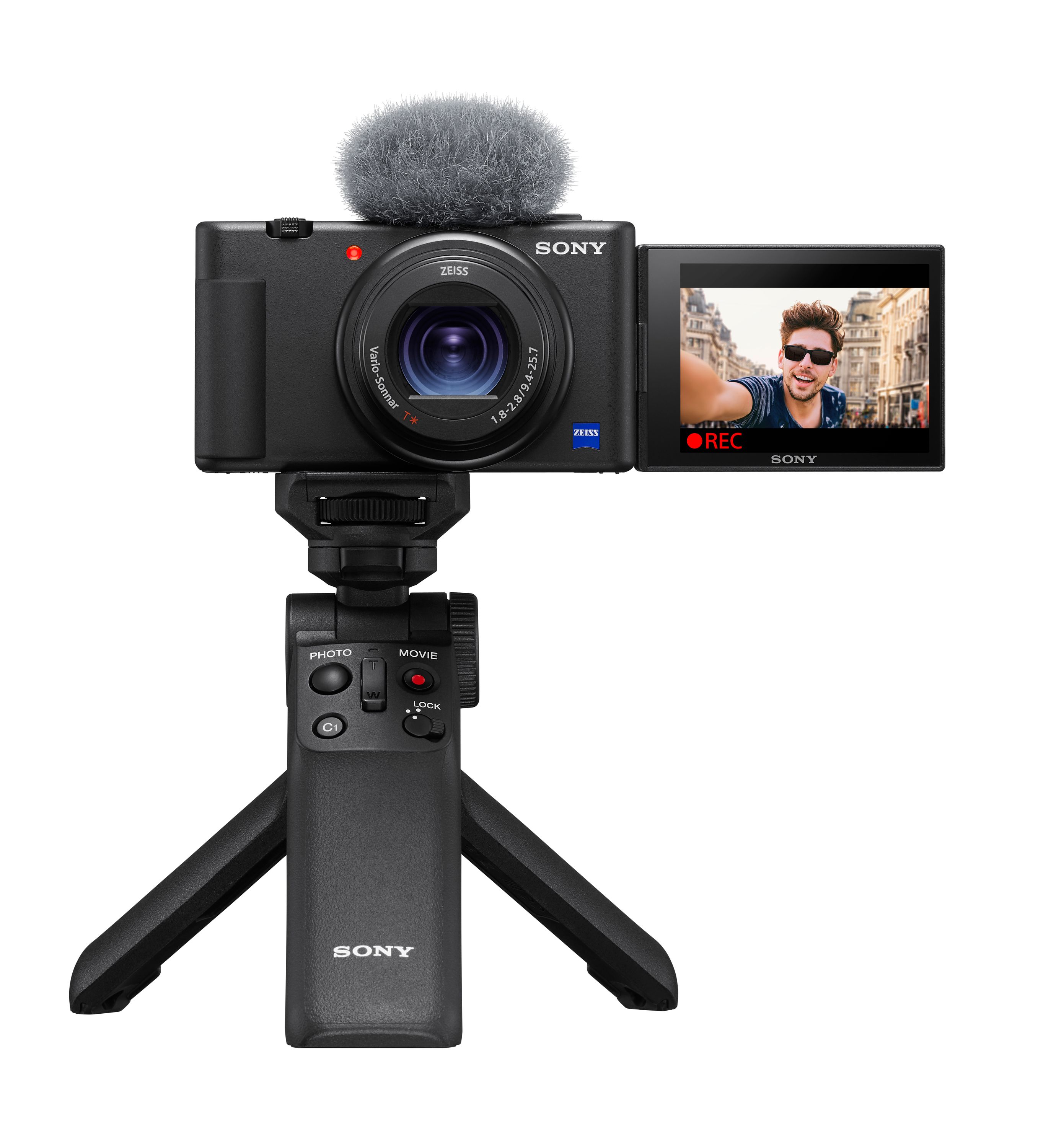 Sony Vlog camera ZV-1 + GP-VPT2BT in bundle