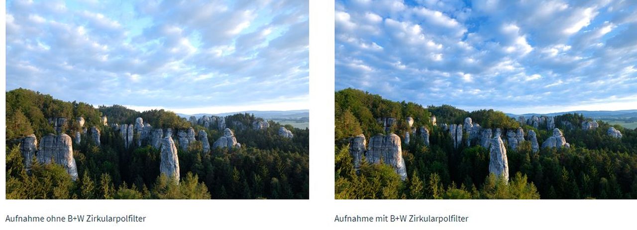 B+W Basic CPL Polarizing Filter MRC 49mm Foto Erhardt