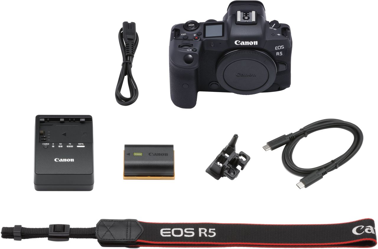 Technical Specs  Canon EOS R5 + LP-E6NH battery + BG-R10 battery grip