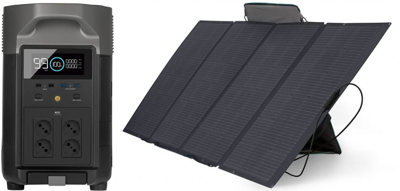 EcoFlow Delta Pro + 400W solar panel