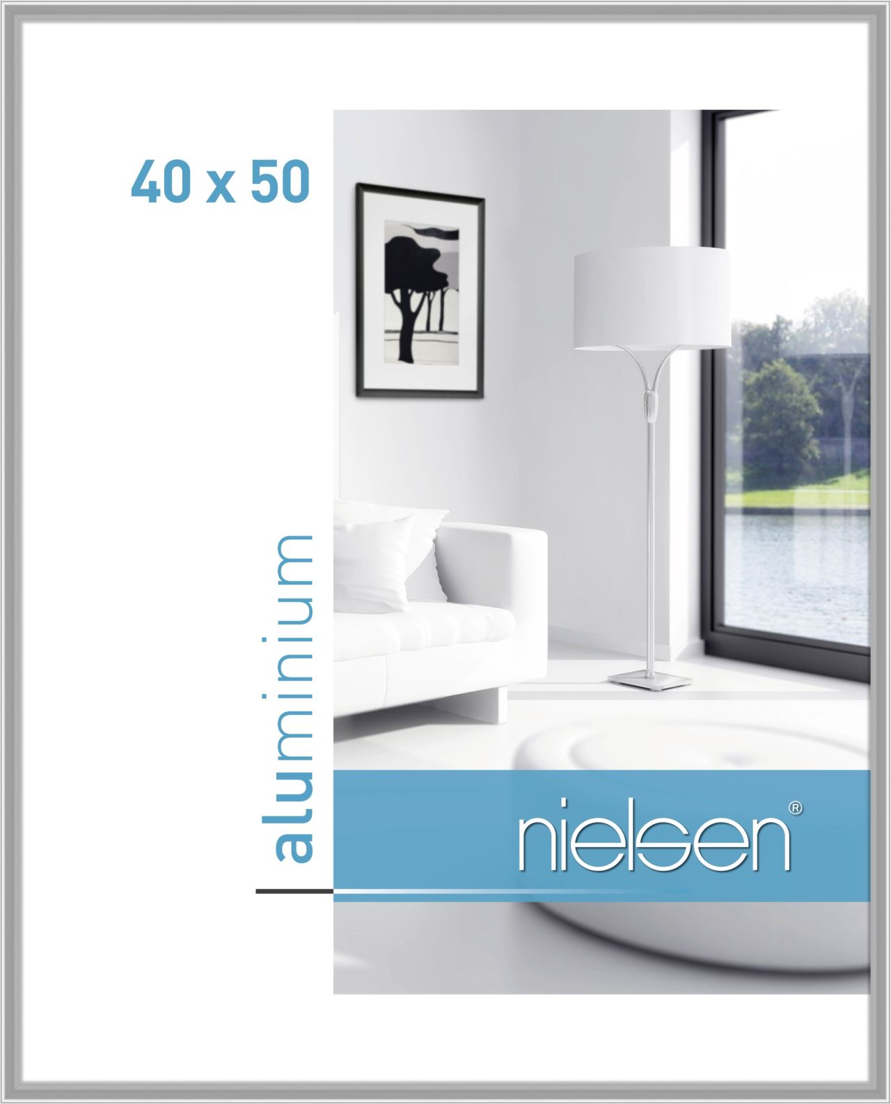 Nielsen 34003-01 Classic SRC 40x50cm silver