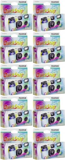 Fujifilm Quicksnap 400 24+3 Aufnahmen mit Blitz 10er Pack