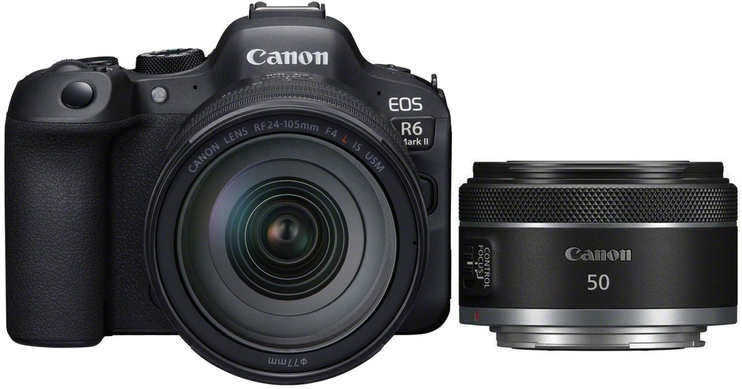 Canon EOS R6 II + RF 24-105mm f4 L IS USM + RF 50mm f1.8 STM