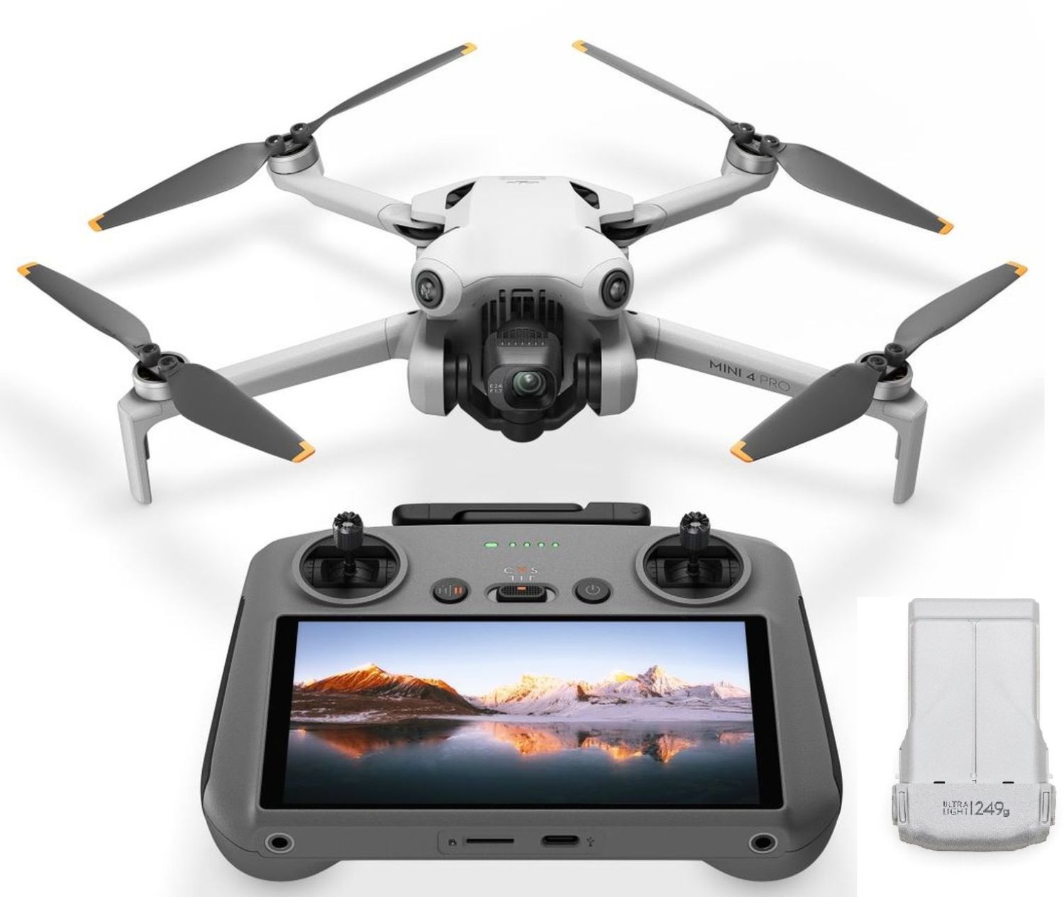 DJI Mini 4 Pro + Smart Controller + Battery