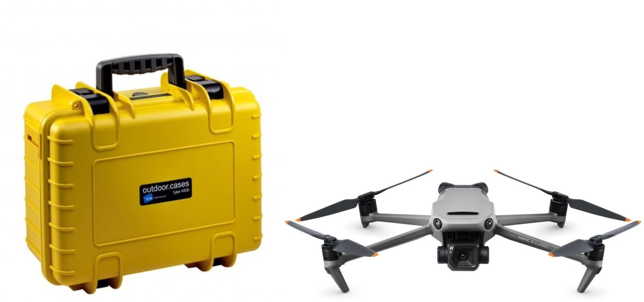 DJI Mavic 3 Classic + RC + B&W Case Typ 4000 gelb