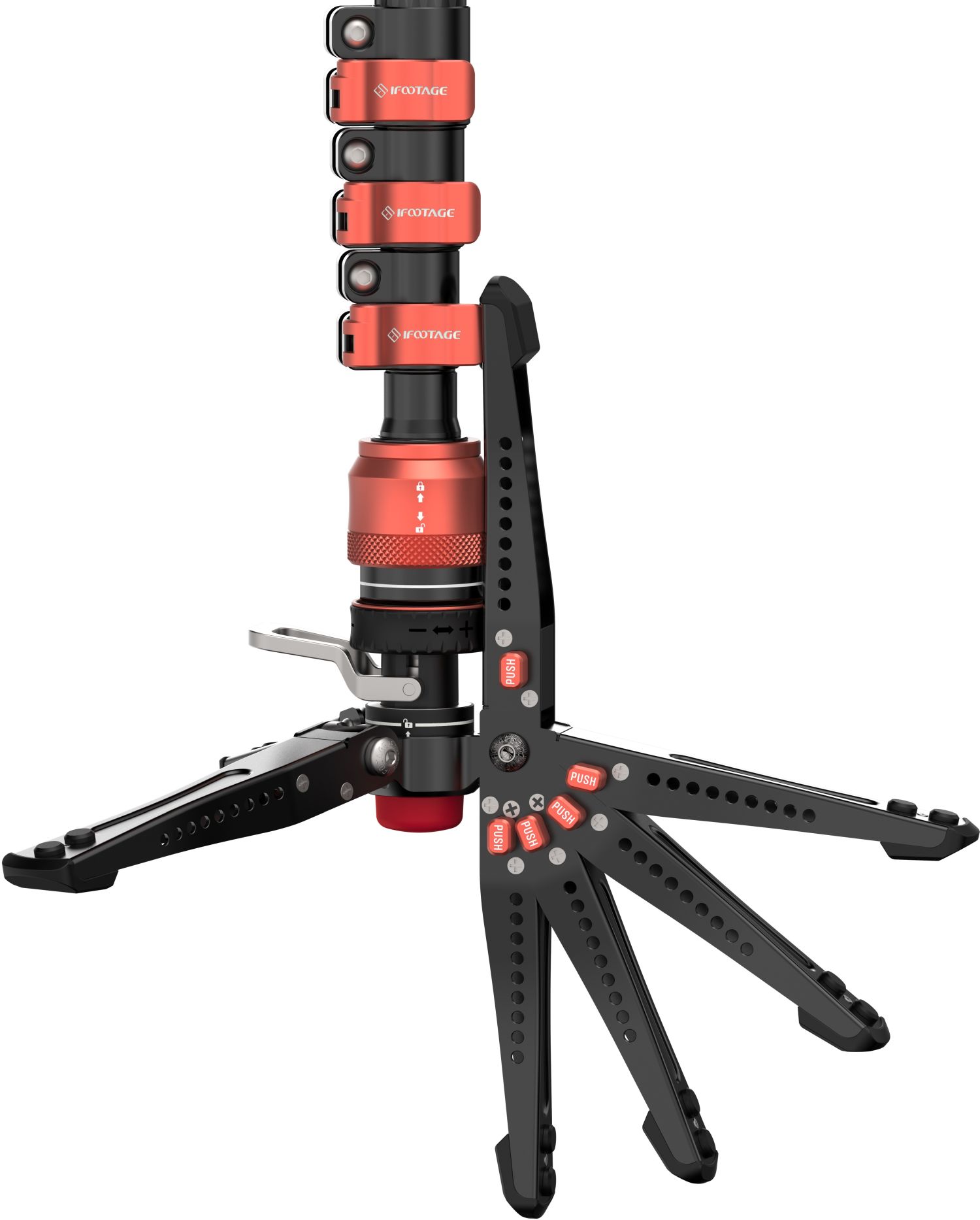 iFootage Cobra 3 Carbon fiber Flip lock Pedal Monopod