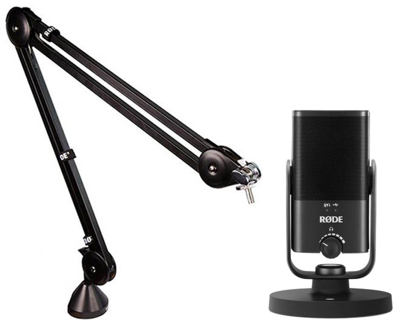 Rode NT-USB Mini + support de bras articulé PSA-1