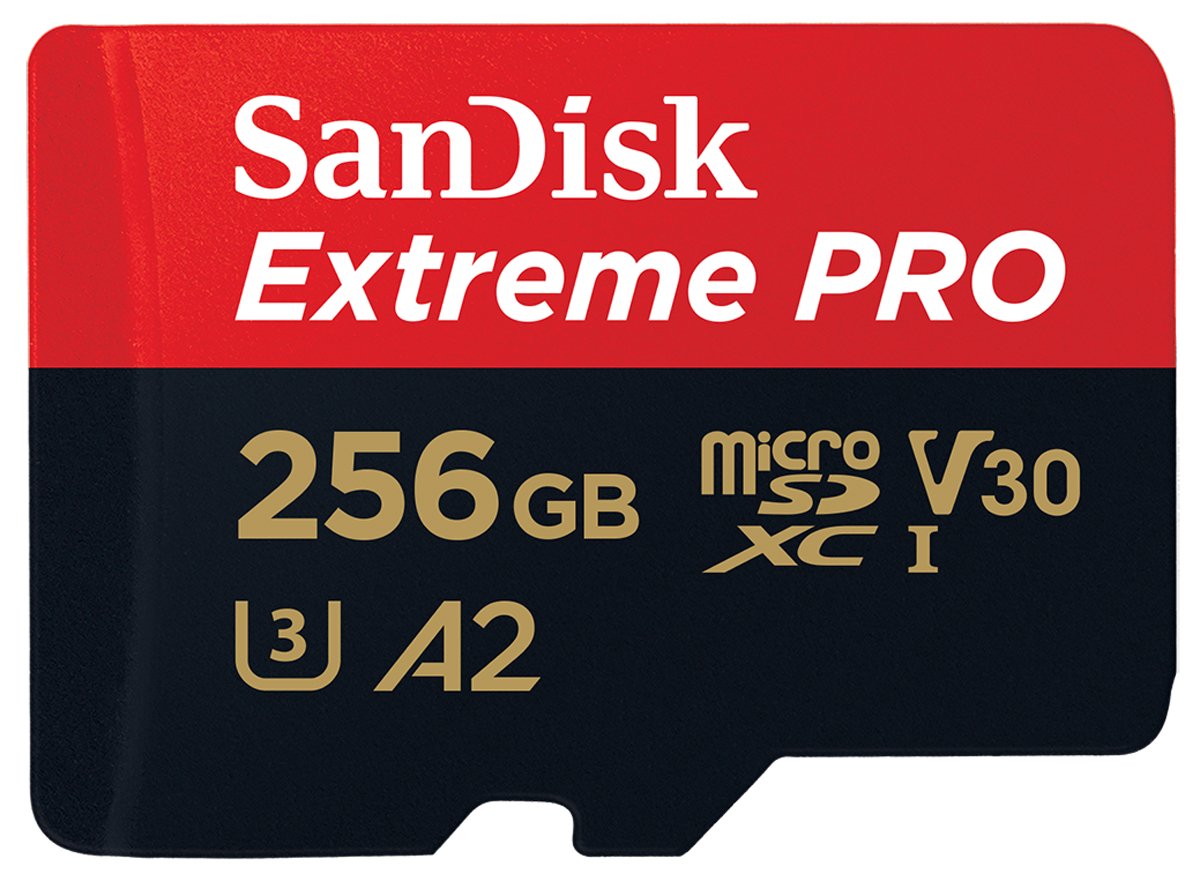 Technische Daten  SanDisk micro SDXC Extreme Pro 256GB 200MB/s V30