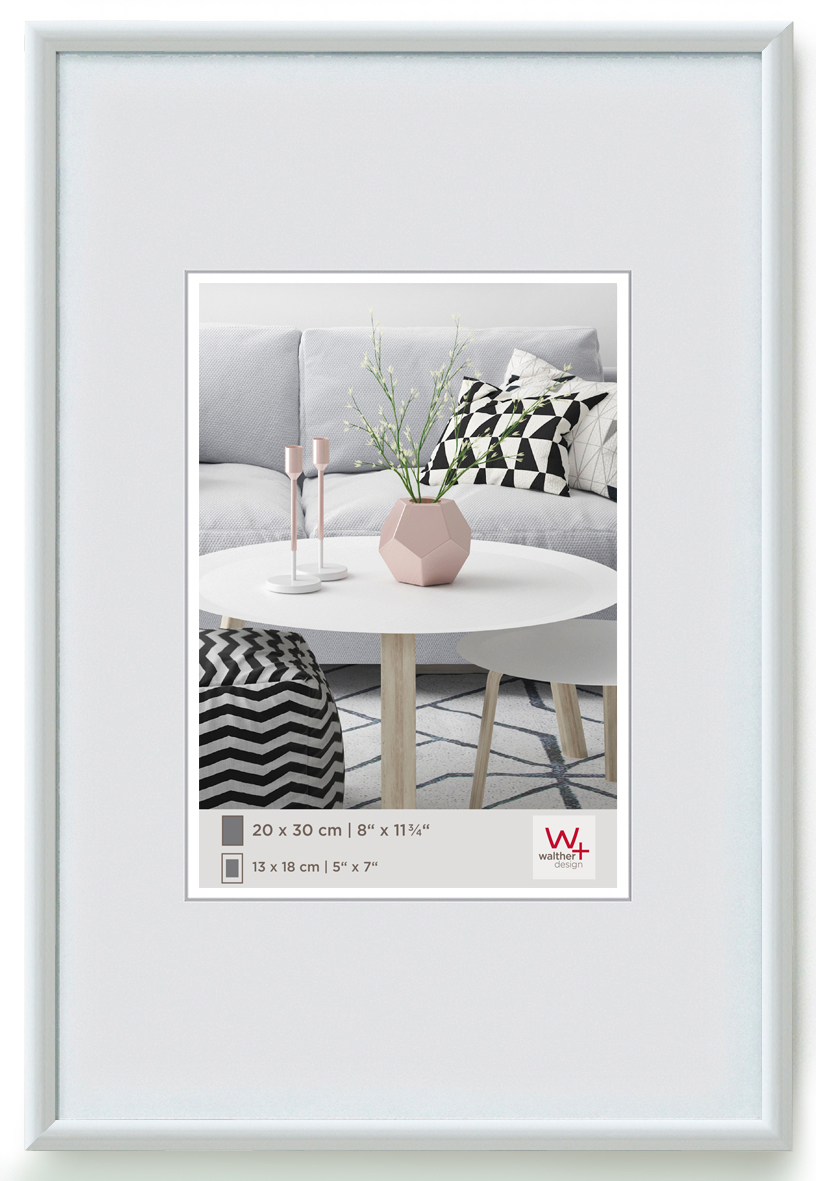 Walther Plastic frame KW520H Galeria 15x20cm white