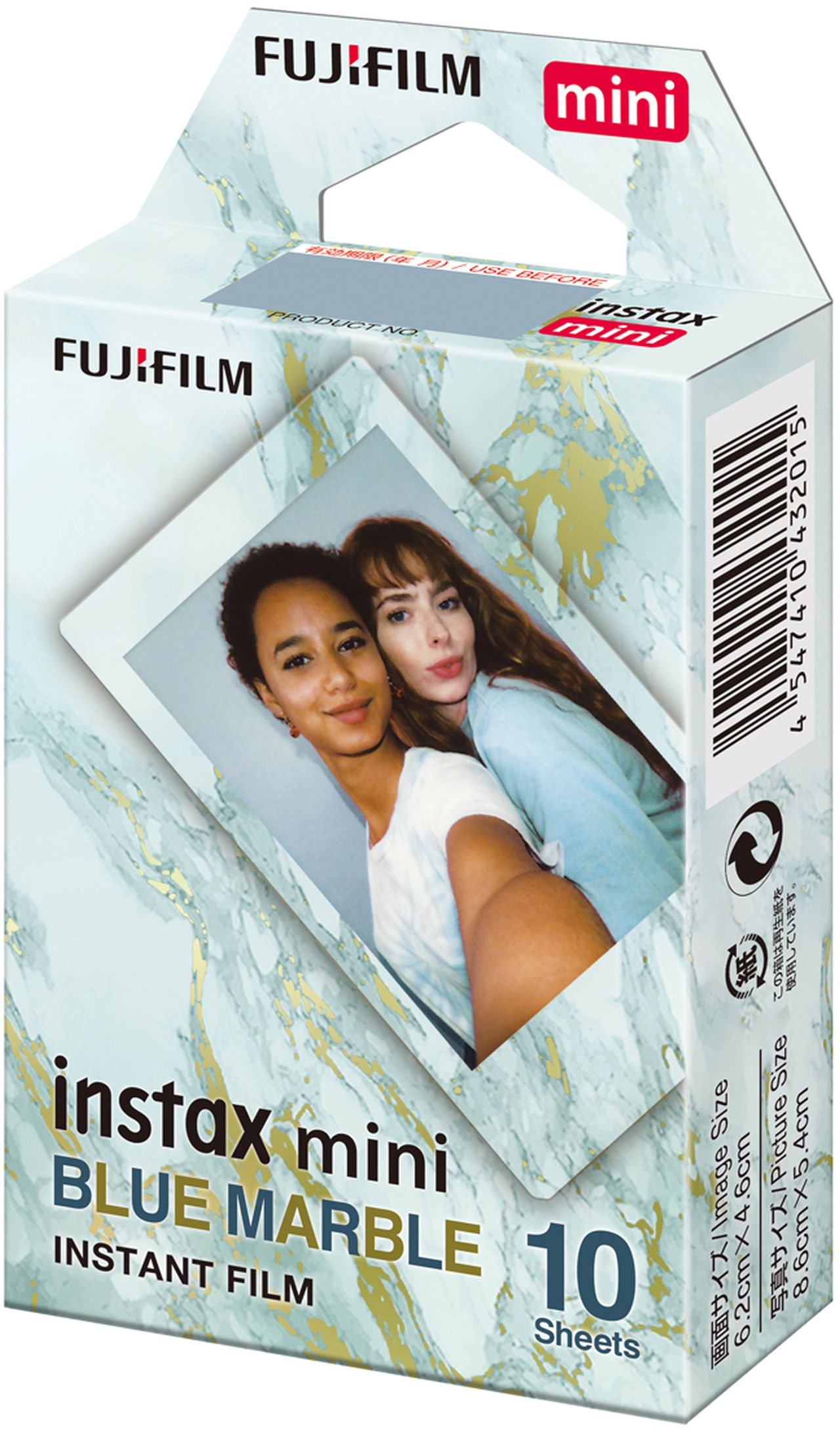 Fujifilm Instax Mini Colorfilm Blue Marble WW1