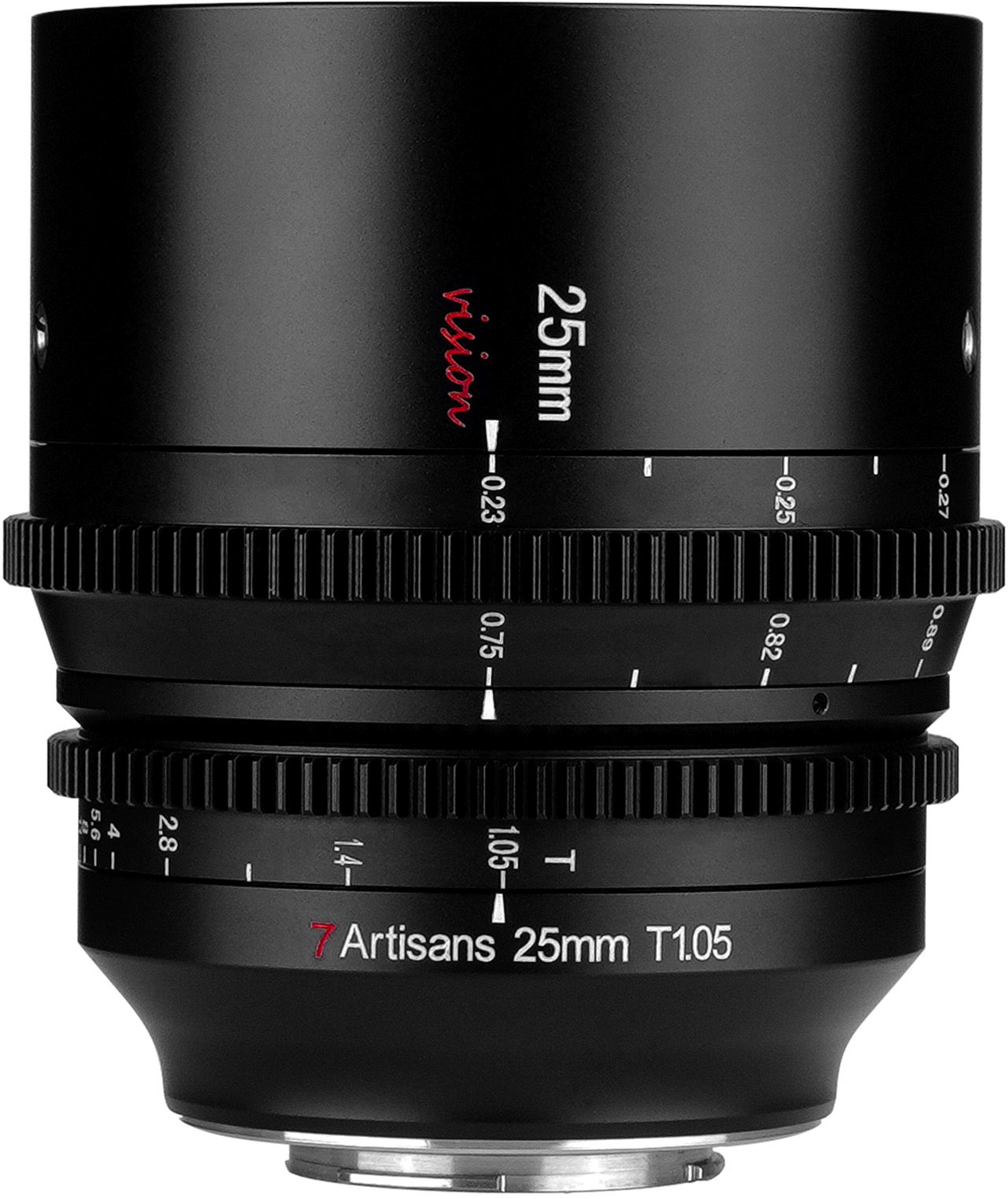 Technical Specs  7Artisans Vision 25mm T1.05 MFT