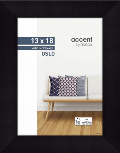 Nielsen Wooden frame 299299 Oslo 13x18cm black