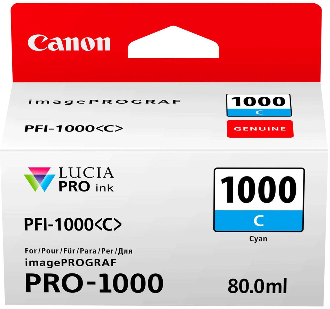 Canon PFI-1000C Tinte cyan