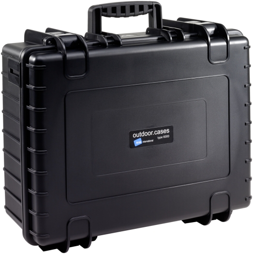 B&W Case Type 6000 RPD schwarz mit Facheinteilung
