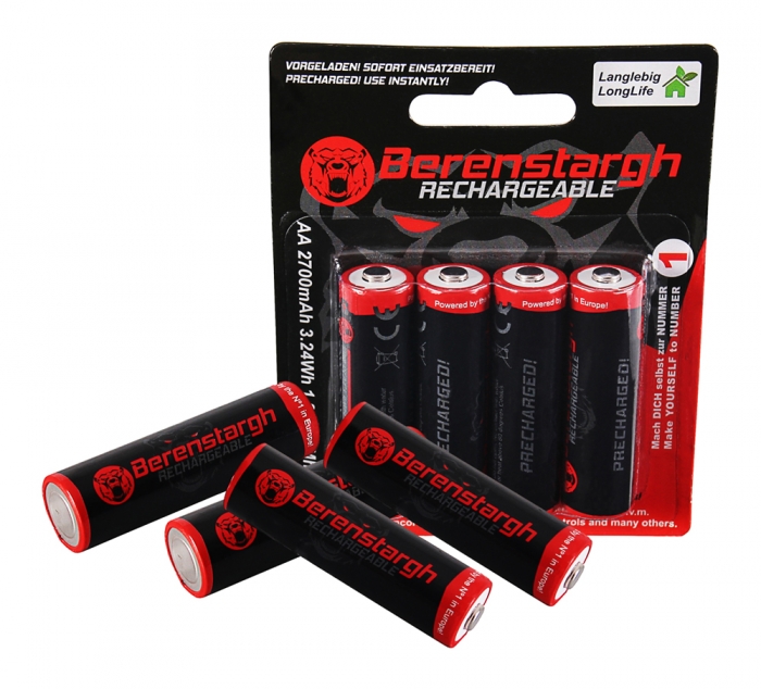BERENSTARGH Akku AA 4er 2700mAh Ni-Mh