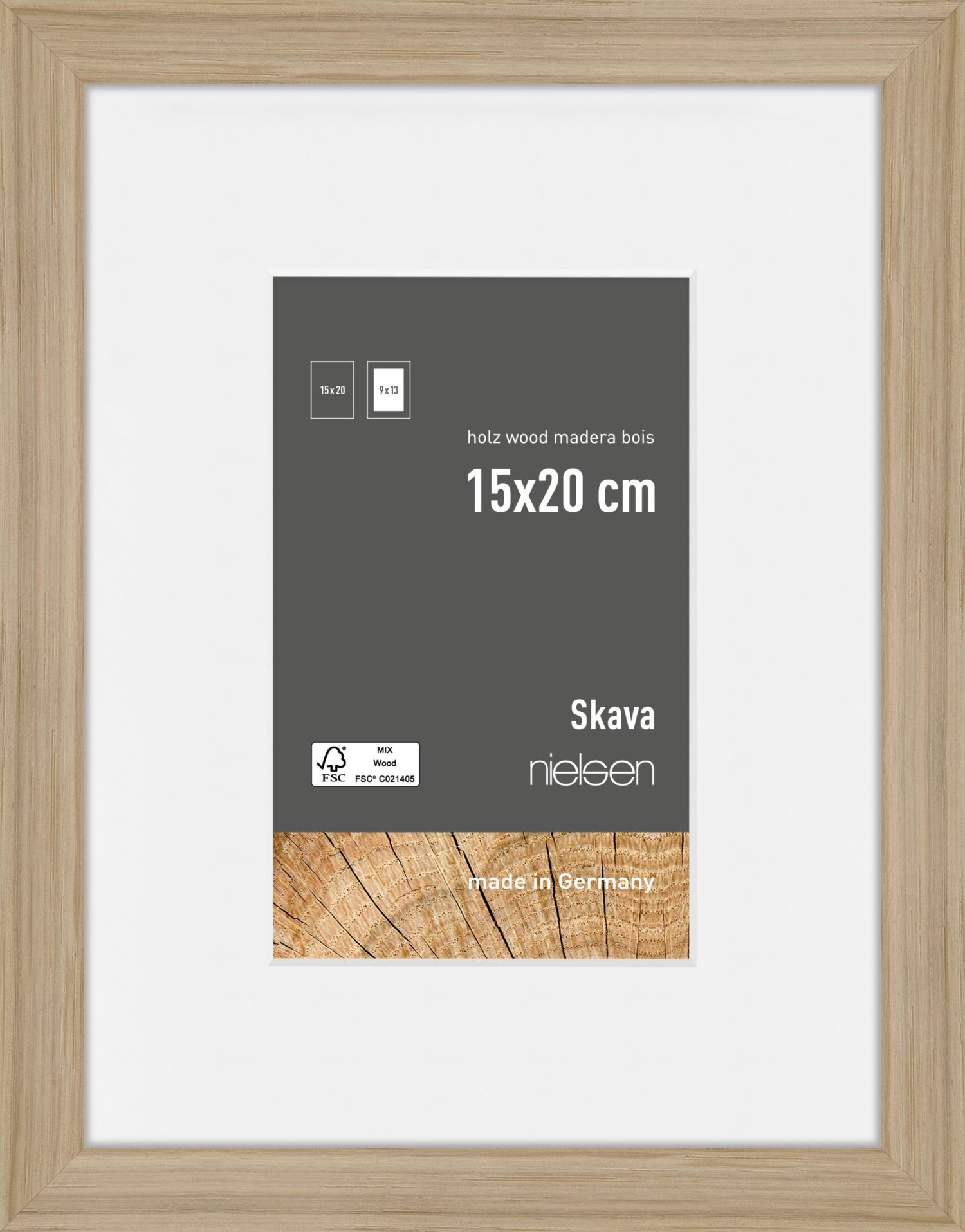 Nielsen Skava 6317102 15x20cm Eiche